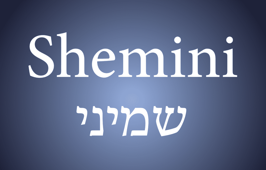 Parasha Insights to Shemini