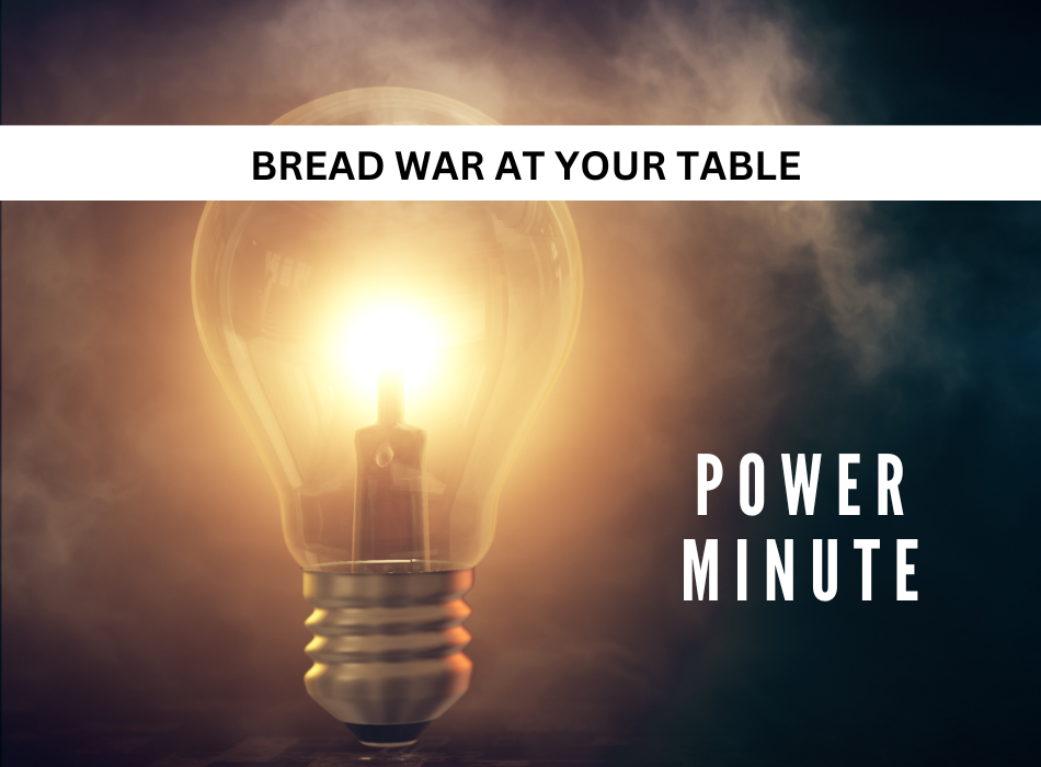 Bread War at your table