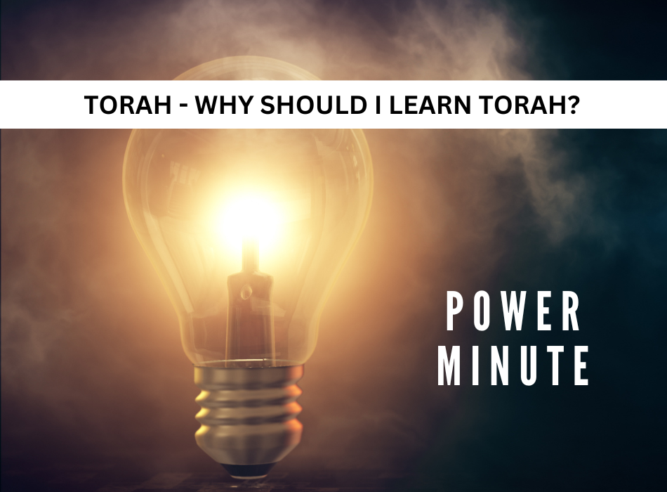 Torah - Why should I learn Torah