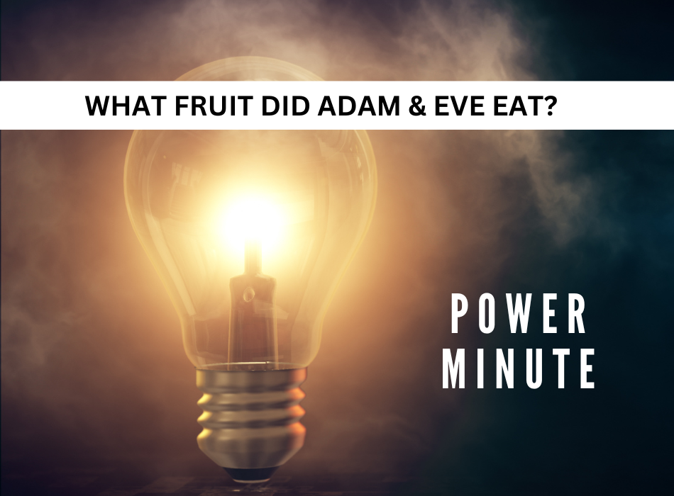 Adam - What fruit did Adam & Eve eat?